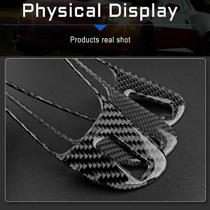 Central Console Panel Air Conditioner Outlet Trim Cover Carbon Fiber for 2010-2015 Accessories