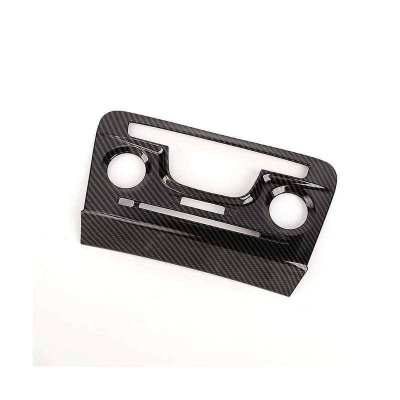 Central Control A/c Air Conditioner Panel Cover for Charger 2011-2014 Accessories ,abs Carbon Fiber