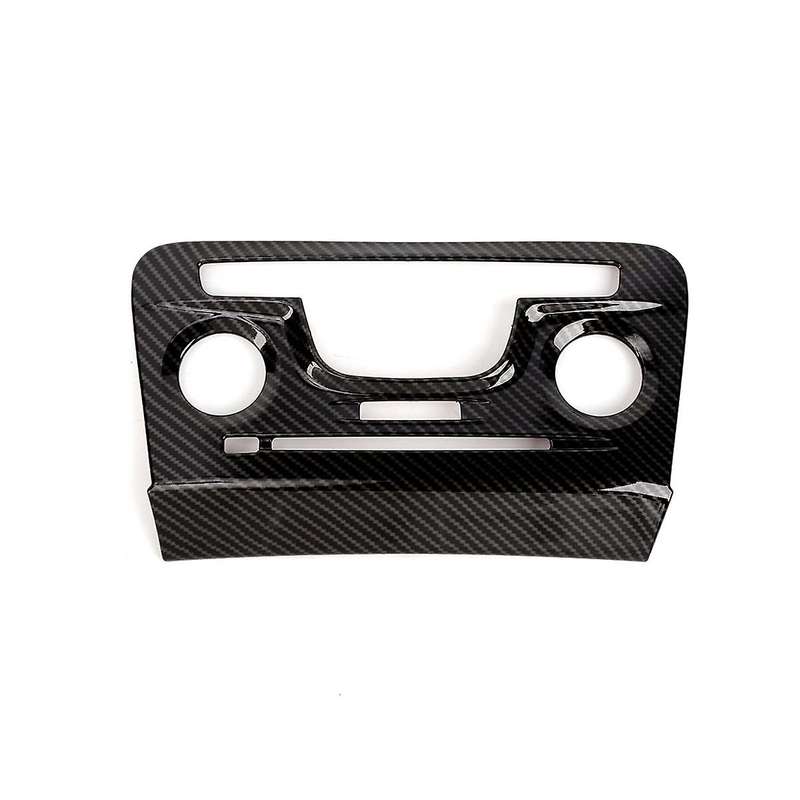 Central Control A/c Air Conditioner Panel Cover for Charger 2011-2014 Accessories ,abs Carbon Fiber