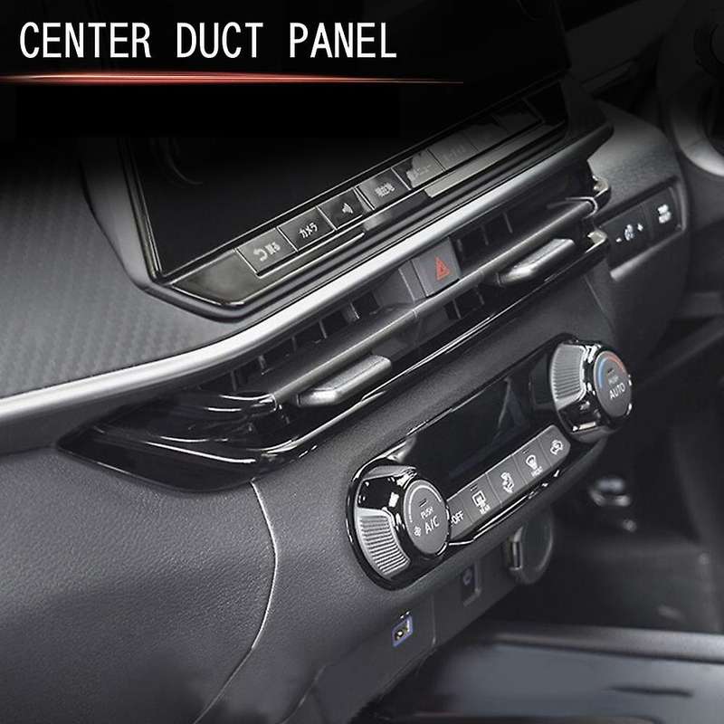 Central Control Air Outlet Frame Console Air Condition Adjust Panel Cover Trim for Note E13 Shiny Bl