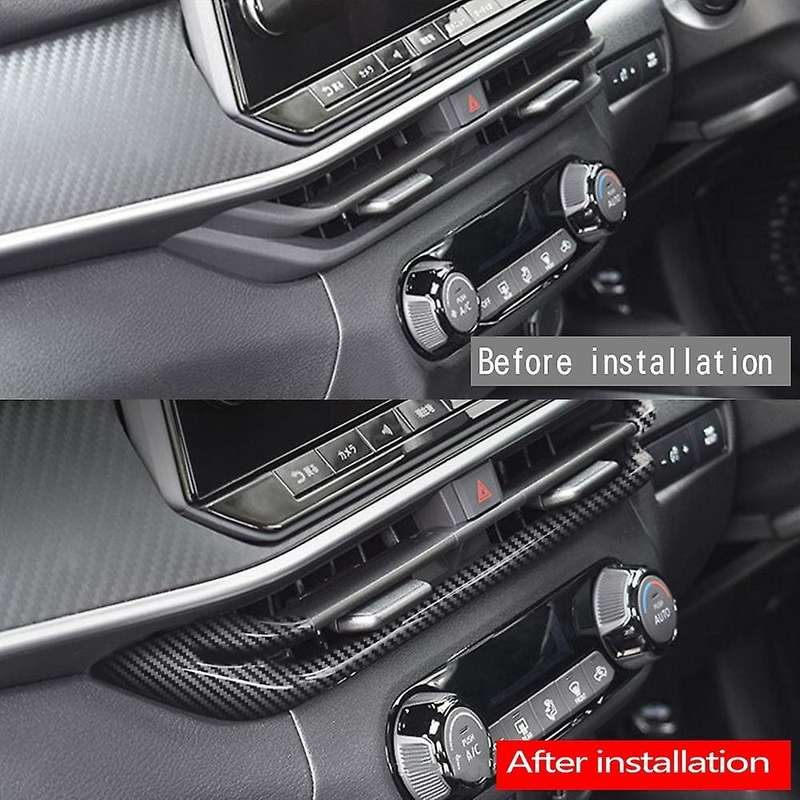 Central Control Air Outlet Frame Console Air Condition Adjust Panel Cover Trim for Note E13 Shiny Bl