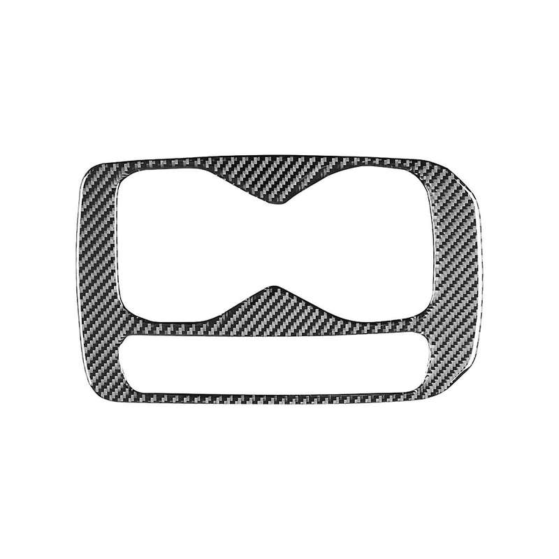 Central Console Water Cup Holder Frame Panel Cover Trim Carbon Fiber for ID.4 ID4 2021 2022 2023 Int