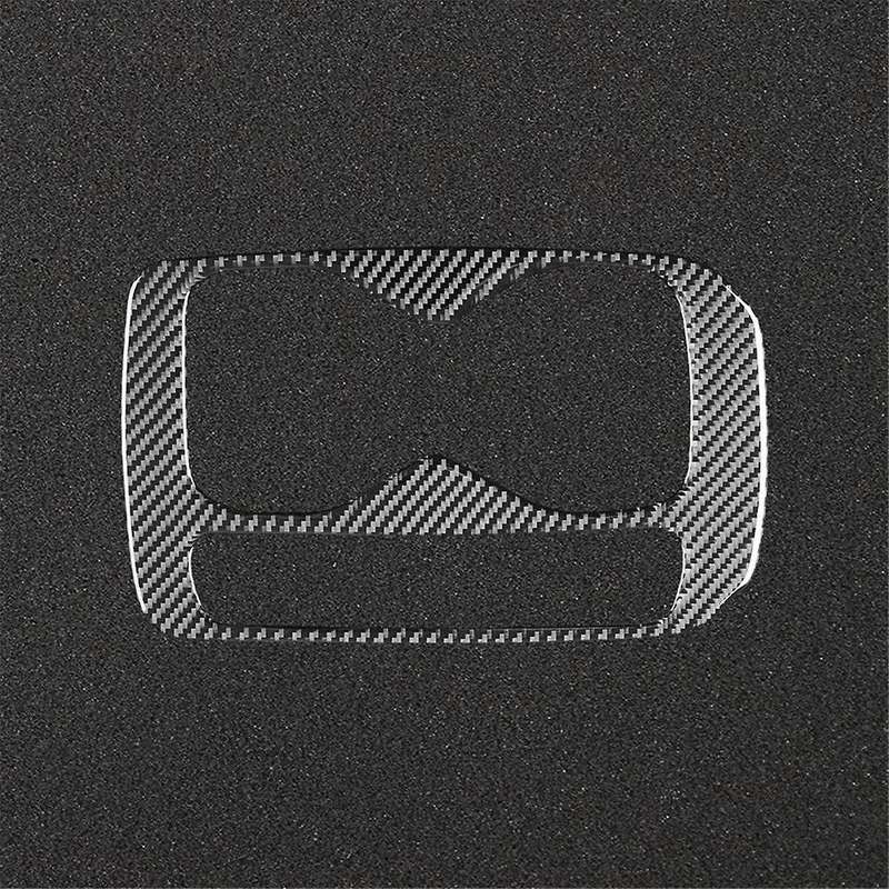 Central Console Water Cup Holder Frame Panel Cover Trim Carbon Fiber for ID.4 ID4 2021 2022 2023 Int