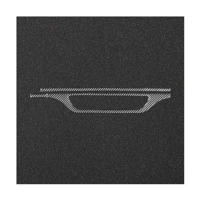 Central Control Cd Panel Cover Trim Frame Sticker Decoration Carbon Fiber for Q5 2018-2023 Interior