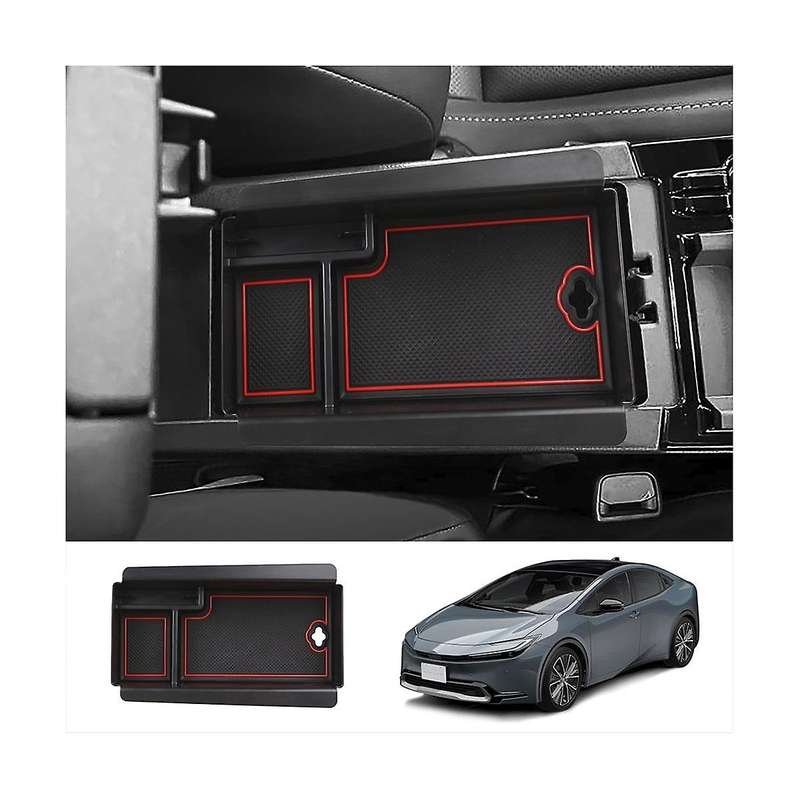 Central Control Armrest Storage Box Organizer Tray for Prius 60 Series 2023 Car Interior Accessories