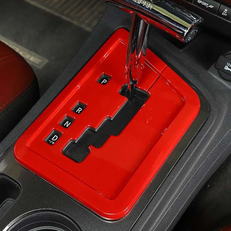 Central Control Gear Panel Cover Trim ABS Interior Accessories for 2009-2014 (Red)