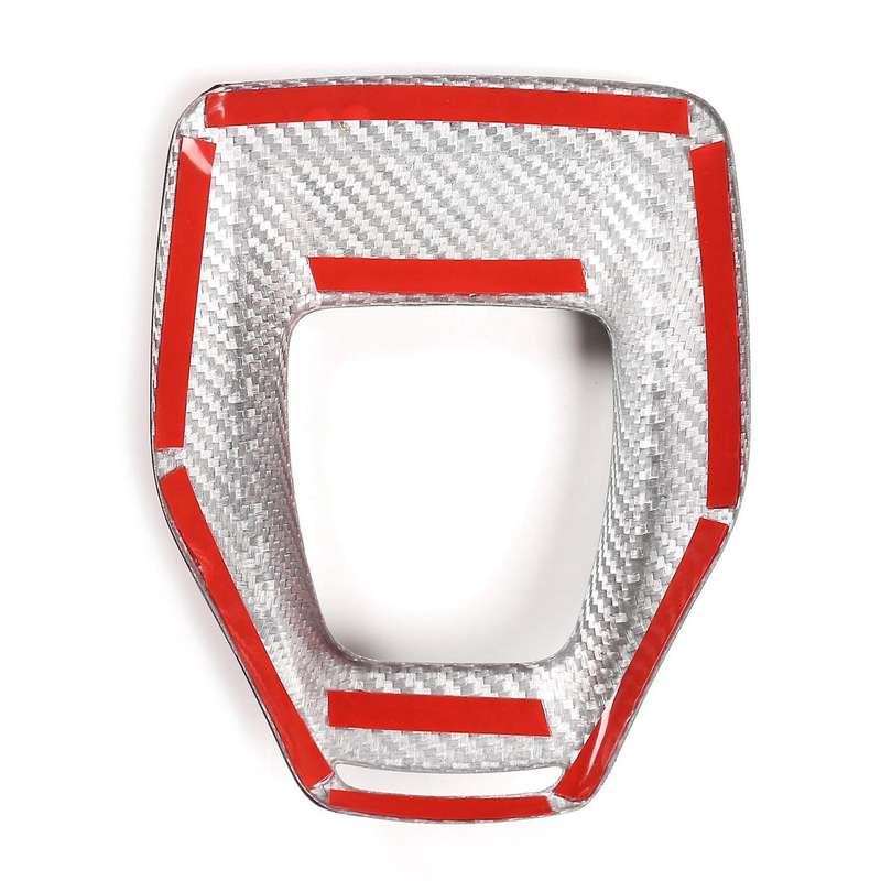 Central Control Gear Shift Panel Cover Carbon Fiber for Stelvio 2020 Car Interior Accessories