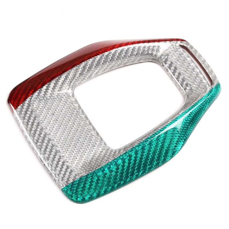 Central Control Gear Shift Panel Cover Carbon Fiber for Stelvio 2020 Car Interior Accessories
