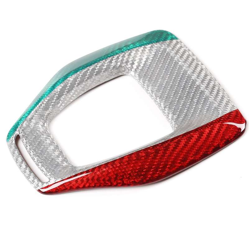 Central Control Gear Shift Panel Cover Carbon Fiber for Stelvio 2020 Car Interior Accessories