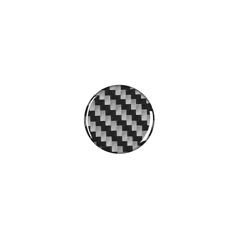 Central Control Knob Cover Trim Frame Sticker Decoration Carbon Fiber for Q5 2018-2023 Interior Acc