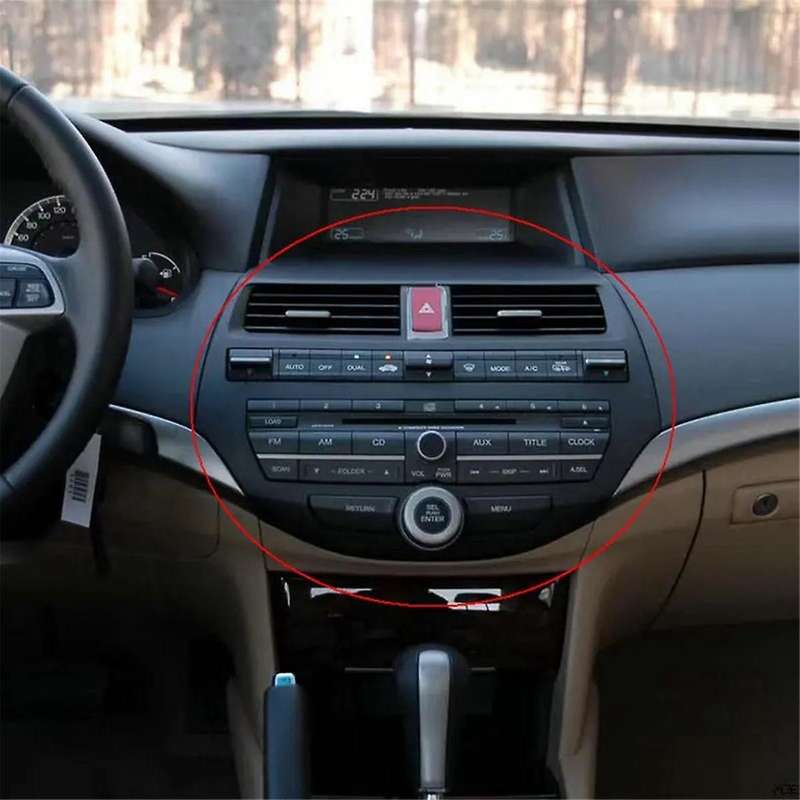 Central Control Panel Air Outlet Cd Player Frame for Accord 2009-2012
