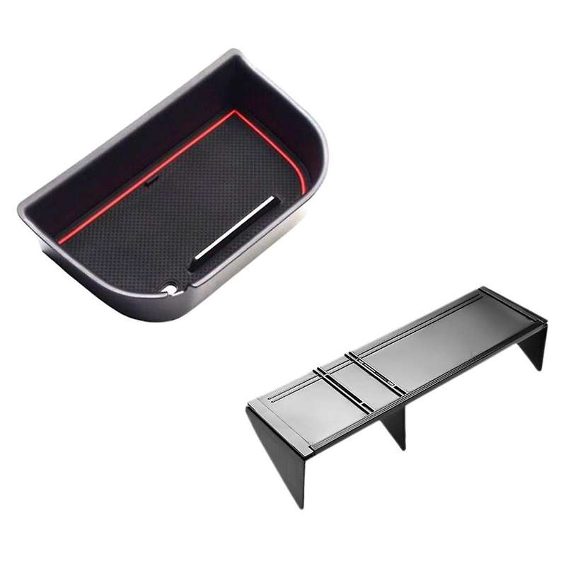 Central Control Organizer Tray for Navara NP300 2015-2020 Glove Box Divider Partition Insert Armrest