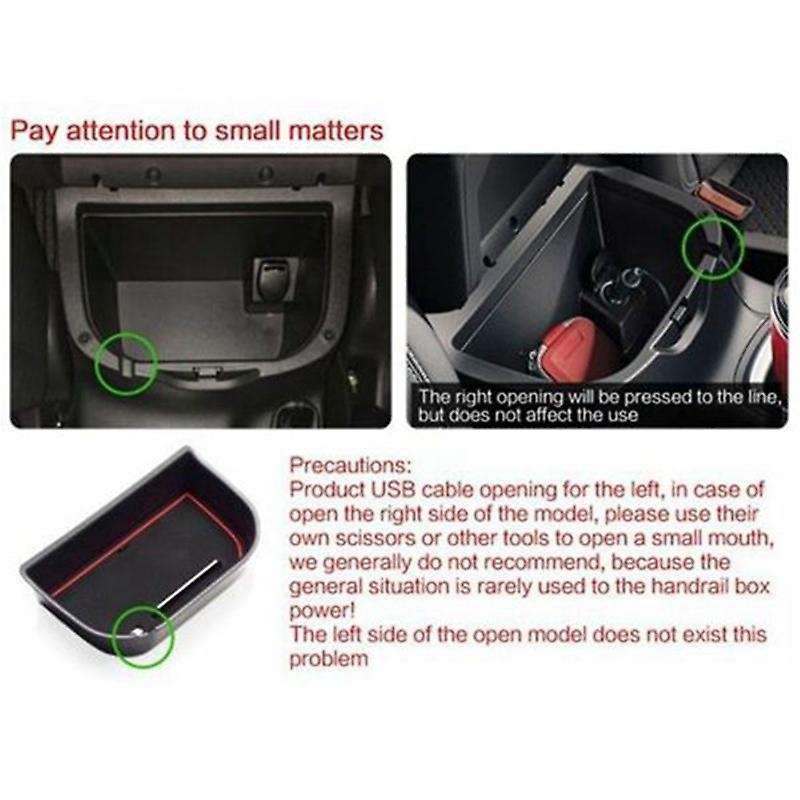 Central Control Organizer Tray for Navara NP300 2015-2020 Glove Box Divider Partition Insert Armrest