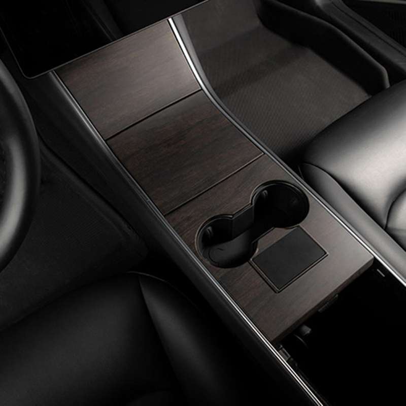Central Control Panel for Y Wood Console Grain Accessories for Model Three Accessory 2020