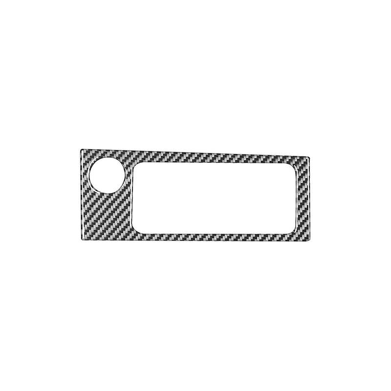 Central Control Water Cup Frame Trim Sticker Decorative Carbon Fiber for A7 2015-2020 Accessories