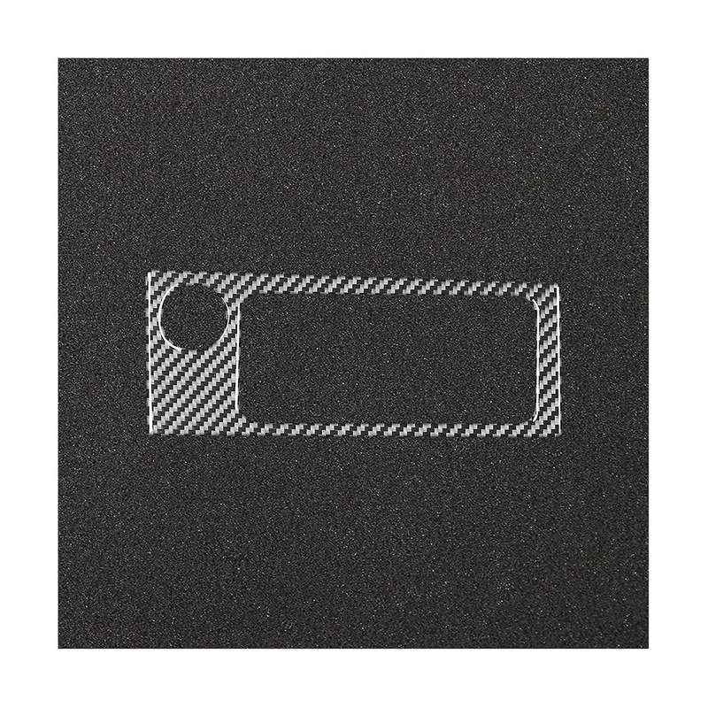 Central Control Water Cup Frame Trim Sticker Decorative Carbon Fiber for A7 2015-2020 Accessories
