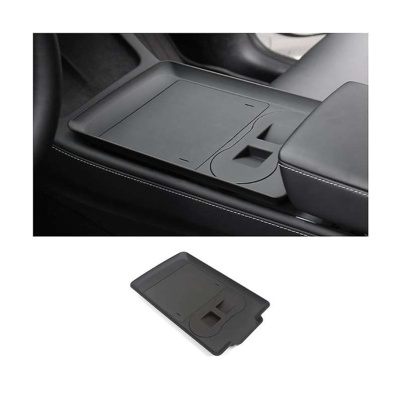 Central Control Travel Portable Organizer Tray Food Desk Table for Model 3/y 2021-2023 Accessories
