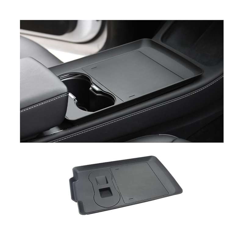 Central Control Travel Portable Organizer Tray Food Desk Table for Model 3/y 2021-2023 Accessories