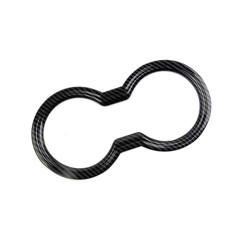 Central Cup Holder Frame Trim for 2024 Interior Accessories Carbon Fiber