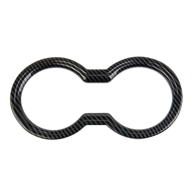 Central Cup Holder Frame Trim for 2024 Interior Accessories Carbon Fiber