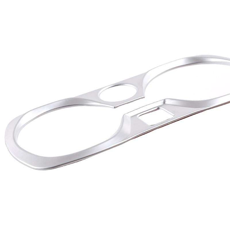 Central Control Water Cup Holder Panel Cover Trim ABS Chrome fit for 3 Series G20 G28 2020 ABS
