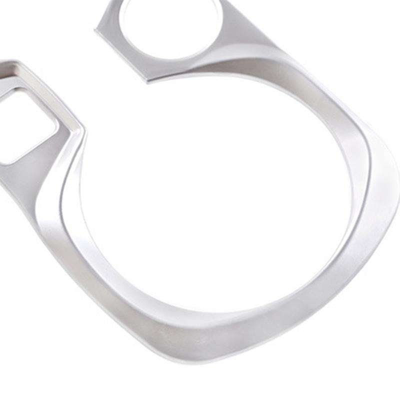 Central Control Water Cup Holder Panel Cover Trim ABS Chrome fit for 3 Series G20 G28 2020 ABS