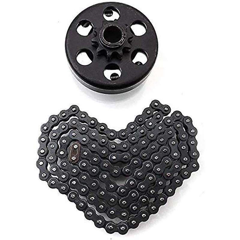 Centrifugal Clutch, 3 / 4-Inch Bore 10 Teeth 10T,with 40 / 41 / 420 Chain Clutch, for Scooter, Kart,