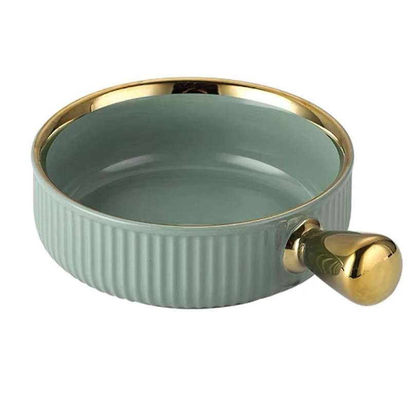 Ceramic Baking Bowl with Handle Nordic Phnom Penh Fruit Bowl Salad Bowl Home Dining Table Tender Gre