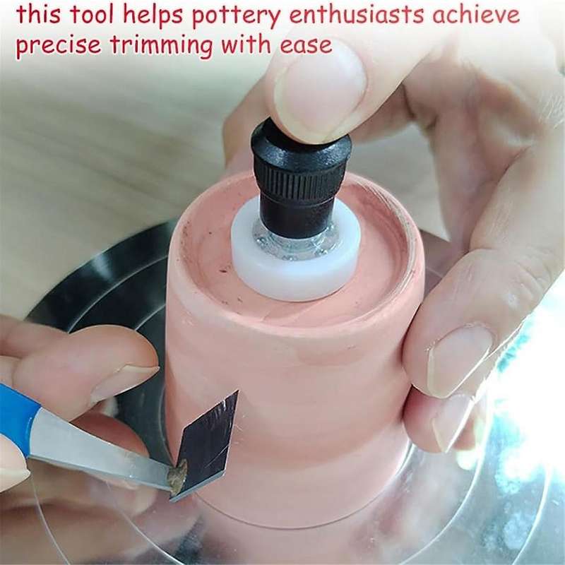 Ceramic Clay Pottery Finishing Tool Set for Pottery Enthusiasts Clay Finishing Tool with Hand Protec