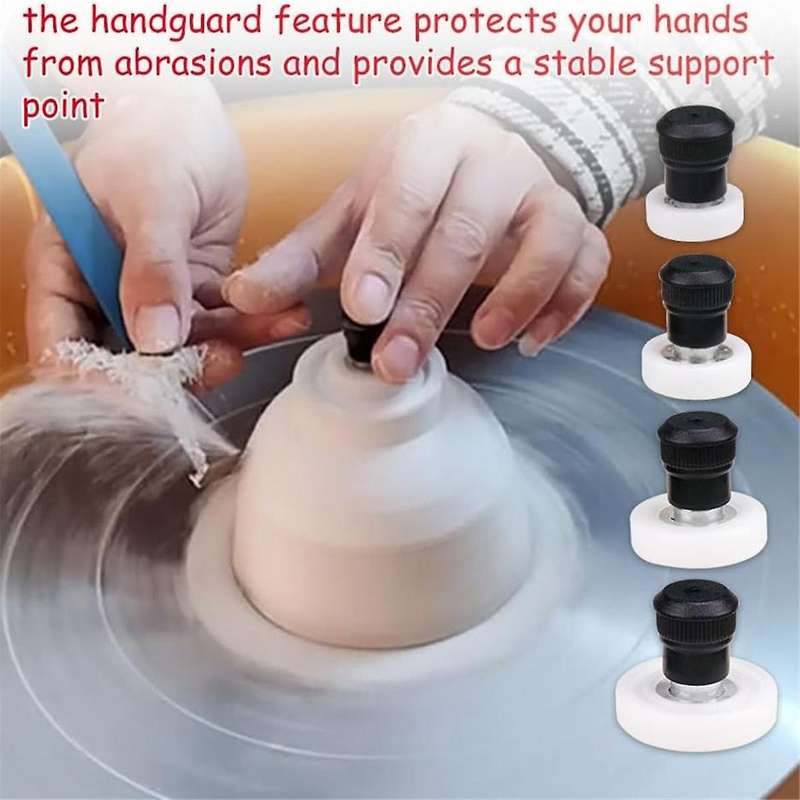 Ceramic Clay Pottery Finishing Tool Set for Pottery Enthusiasts Clay Finishing Tool with Hand Protec