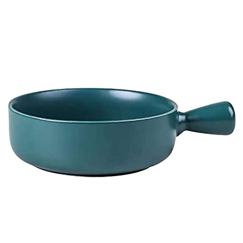 Ceramic Bowl with Handle Bowl Soup Ramen Bowl Shatterproof Dishwasher and Microwave Safe Kitchen Por