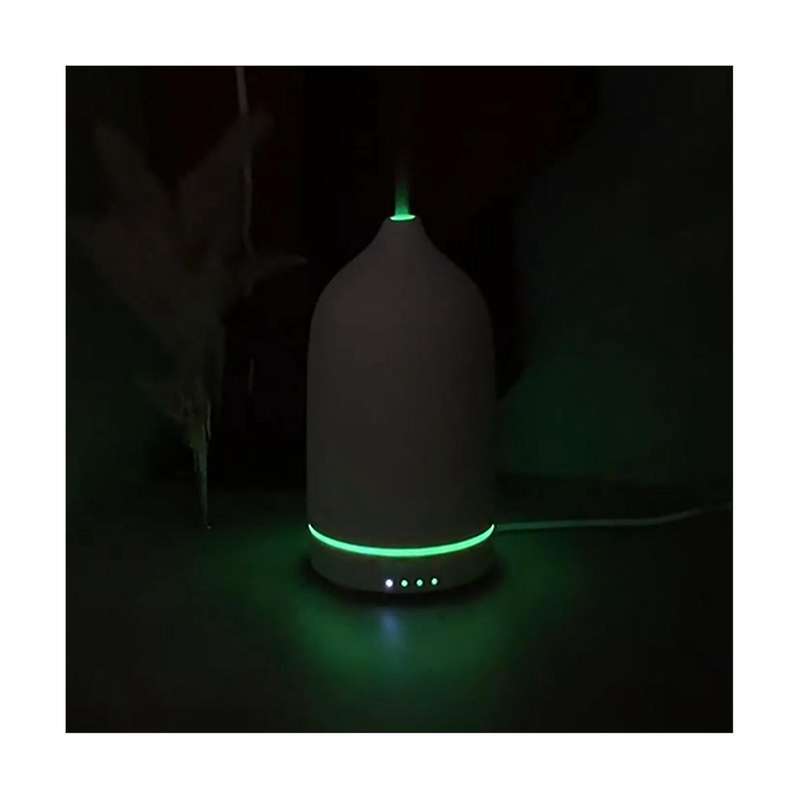 Ceramic Diffuser Automatic Small Humidifier Hotel Colorful Lights Diffuser Ceramic Aromatherapy Mac