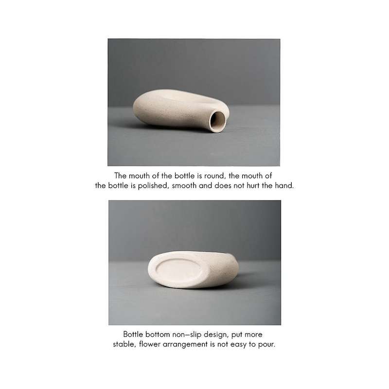 Ceramic Flower Vase for Decor, Boho Decor Vase for Wedding Dining Living Room Shelf Decor S