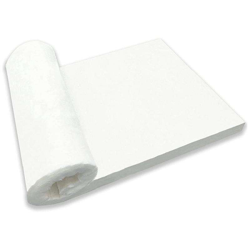 Ceramic Fiber Blanket Fireproof Insulation Baffle Rated to 2400F, High-Temperature Resistance, 3 Pcs