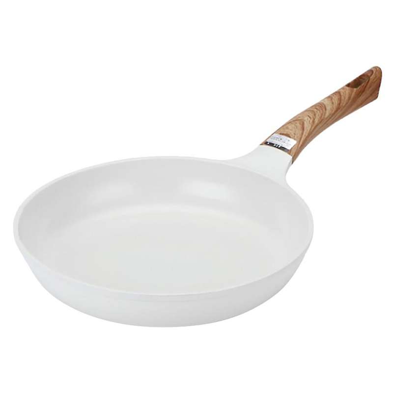Ceramic Frying Pan Non-Stick Pans Deep Fryer Wok for Cooking Pots Round Frying Pan with Handle Kitch