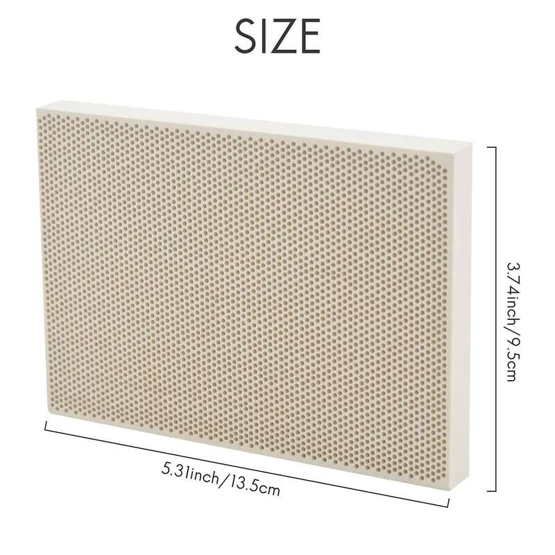 Ceramic Honeycomb Soldering Board Heating Compatible Gas Stove Head 135x95x13mm New