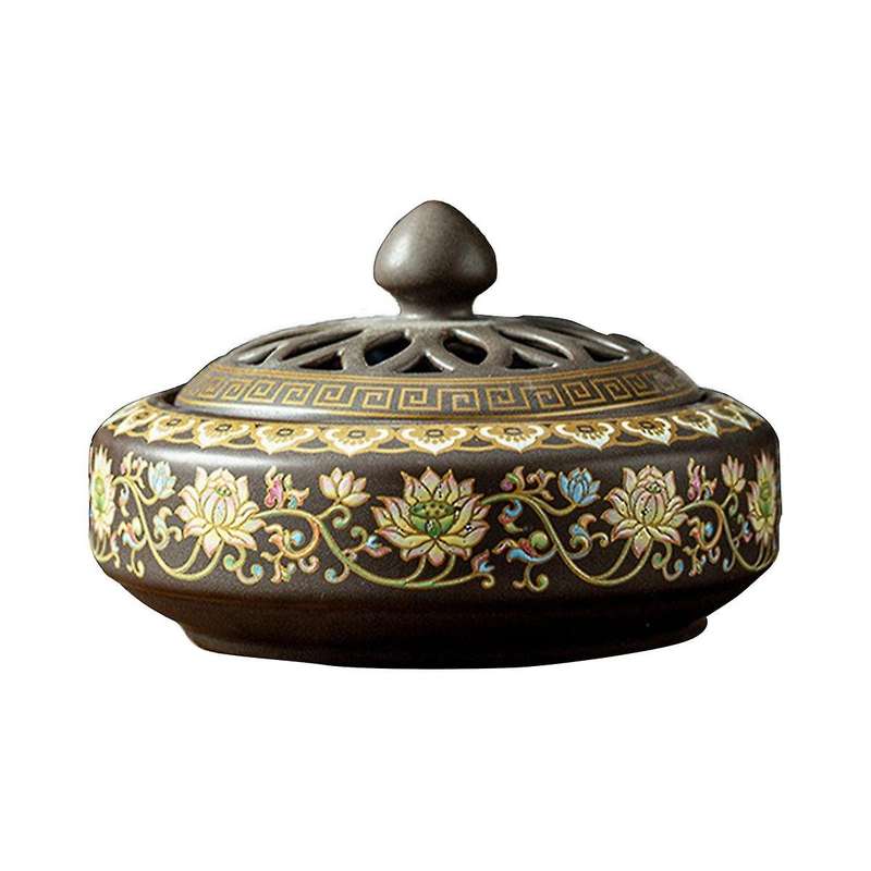 Ceramic Incense Burner Holder,coil Cones Stick Incense Home Decor Tea Room Yoga Room Desktop Orname