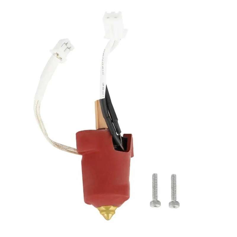 Ceramic Heating Head Kit Red Silicone Cover for V3 KE