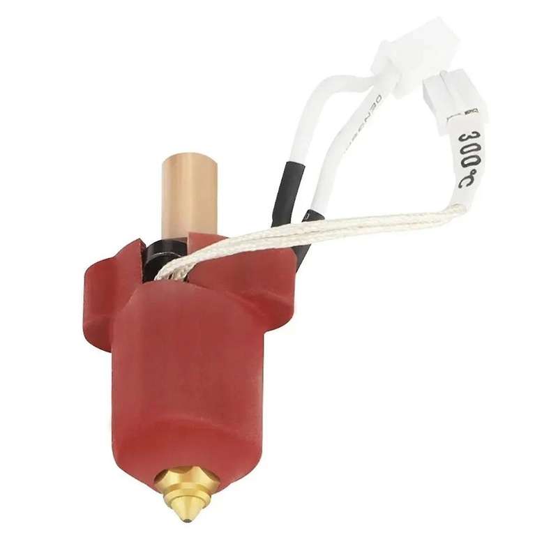 Ceramic Heating Head Kit Red Silicone Cover for V3 KE
