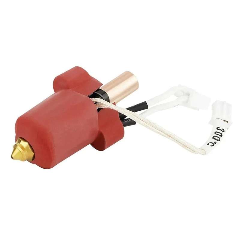 Ceramic Heating Head Kit Red Silicone Cover for V3 KE