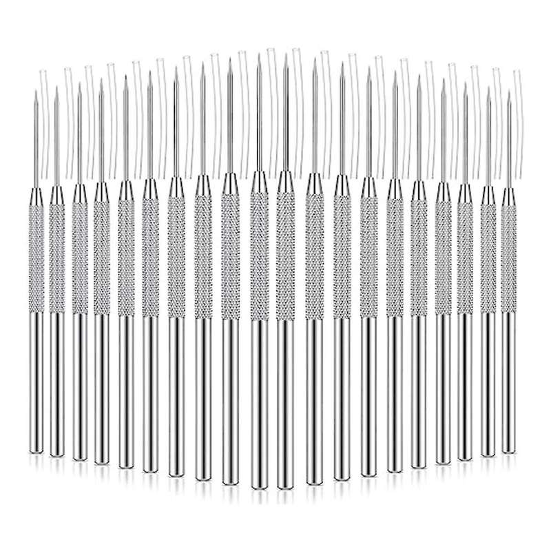 Ceramic Needle Shaped Clay Carving Tool,Stainless Steel Clay Needle Polymer Detail Pottery Tool Kit,