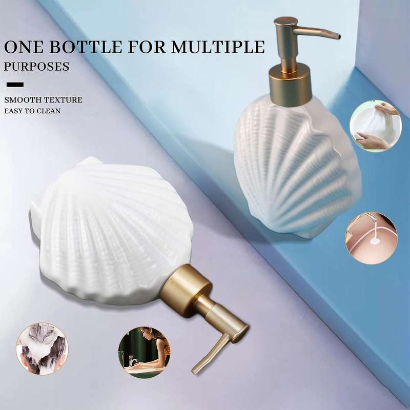 Ceramic Soap Dispenser,liquid Soap Bottle,lotion Hand-sanitizer Bottles,nordic Style Press Lotion B