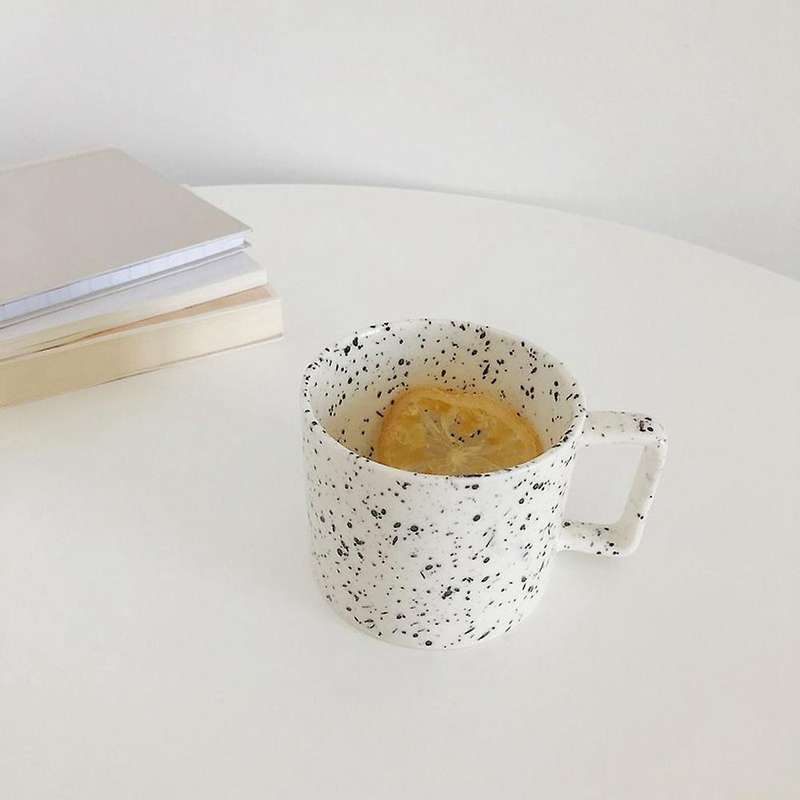 Ceramic Water Cup Girl Student Korean Style High-Value Coffee Cup Breakfast Cup