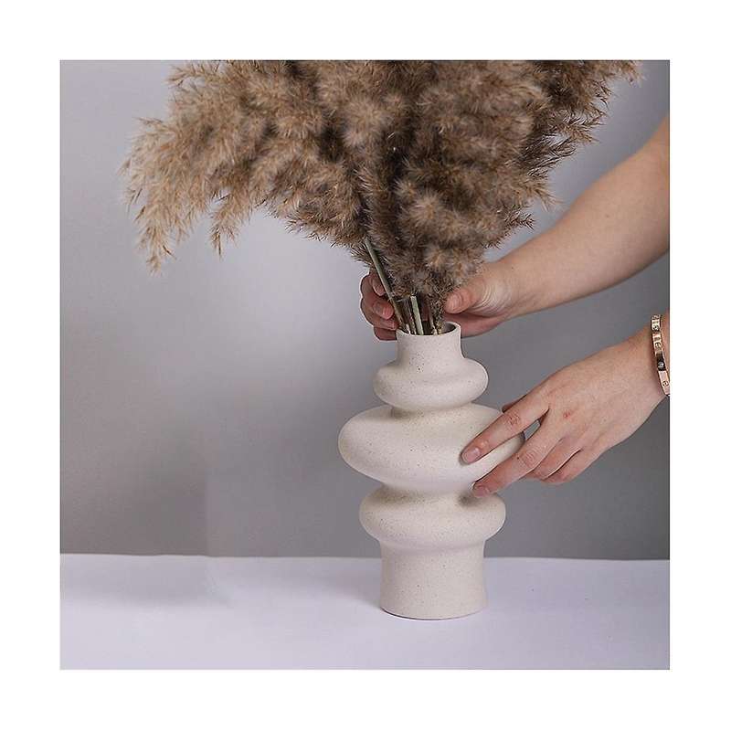 Ceramic Vases Modern Dried Flower Vases Decor for Centerpieces Wedding Dinner Table Party Living Ro