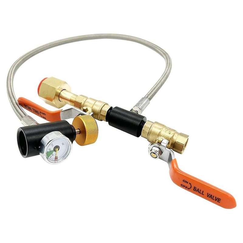 Cga-320 Co2 Cylinder Refill Adapter  Maker Hose Connector Co2 Exchange Carbonator Tank for Filling