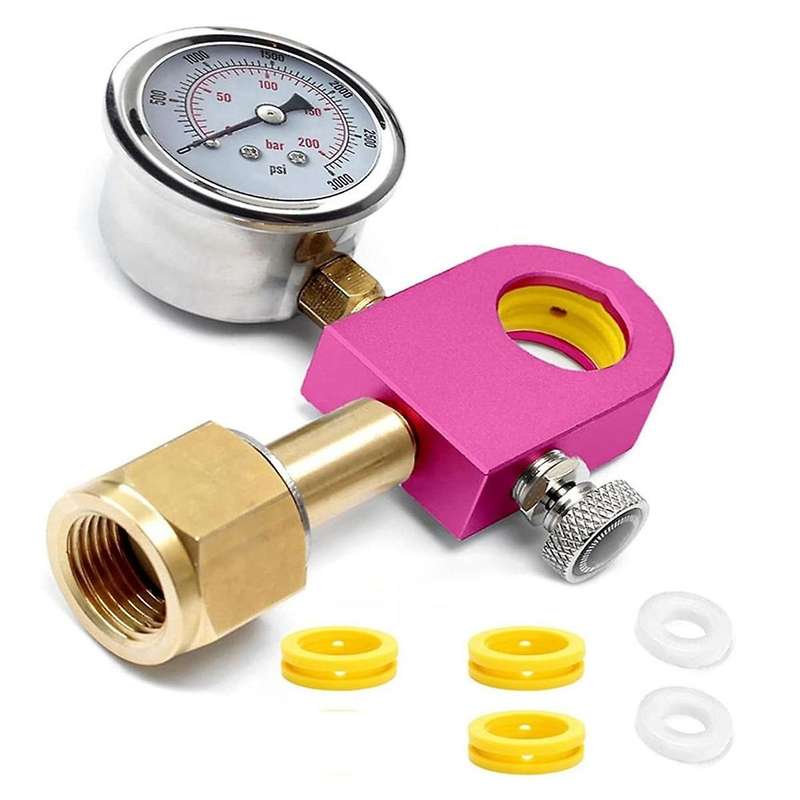 CGA320 CO2 Quick Refilling Adapter,for Terra/Duo/Art Pink Co2 Cylinder,Adapter for Filling Pink Co2