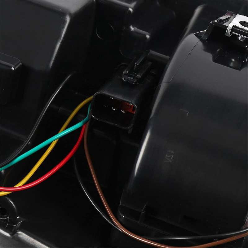 CH2800202 Tail Light Assembly for Ram 1500, Ram 2500 Ram 3500 LED Red Lens with Bulb 68093081AC Righ