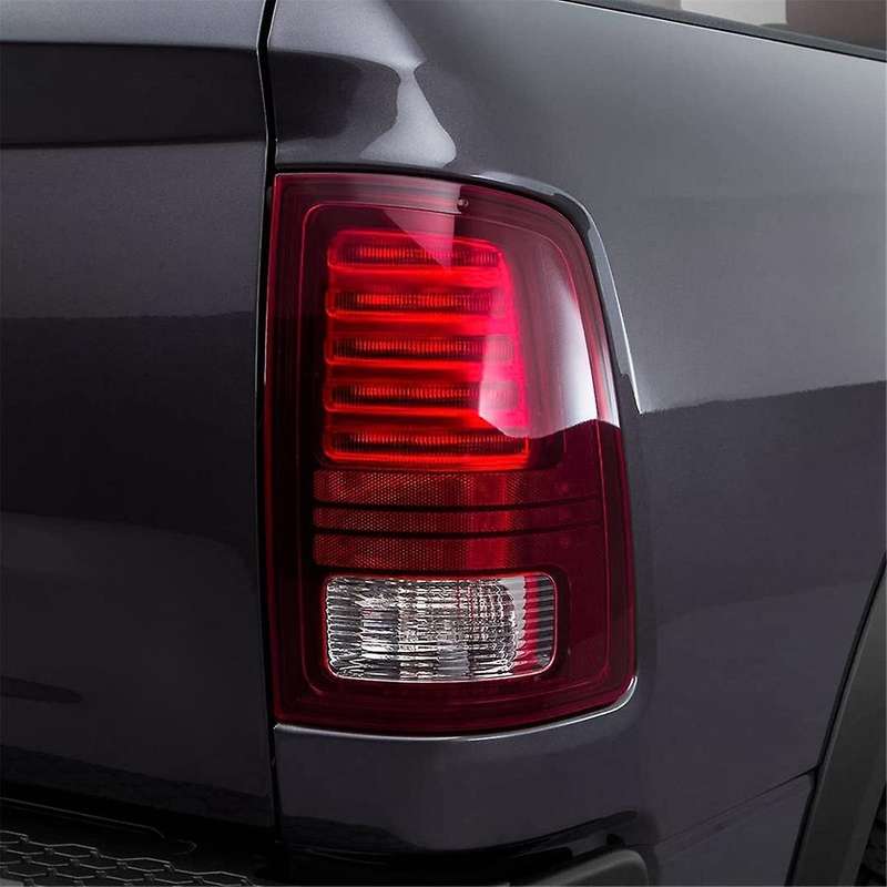 CH2800202 Tail Light Assembly for Ram 1500, Ram 2500 Ram 3500 LED Red Lens with Bulb 68093081AC Righ