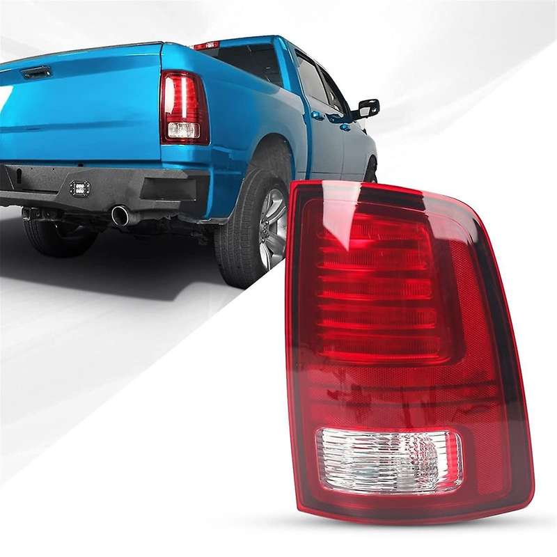 CH2800202 Tail Light Assembly for Ram 1500, Ram 2500 Ram 3500 LED Red Lens with Bulb 68093081AC Righ