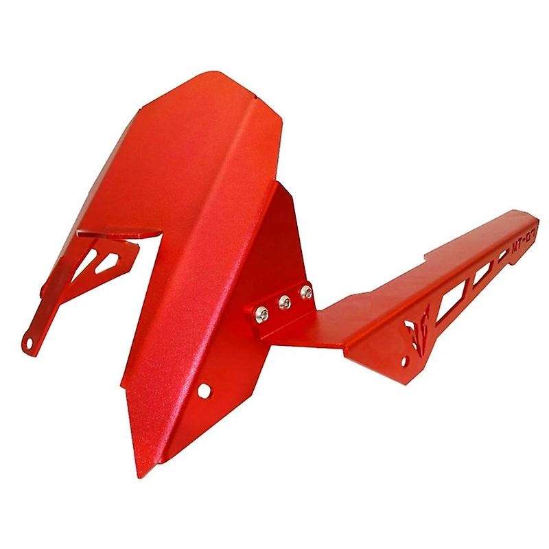 Chain Guard Cover Rear Tire Hugger Mudguard Chain for FZ-07 2013 2014 2015 2016 2017 (Red)